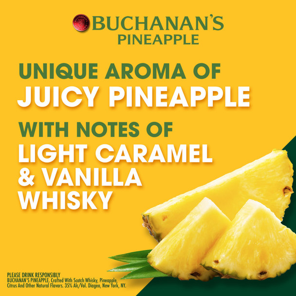 Buchanan's Pineapple Scotch Whisky - 750 mL - 750ML - Glass