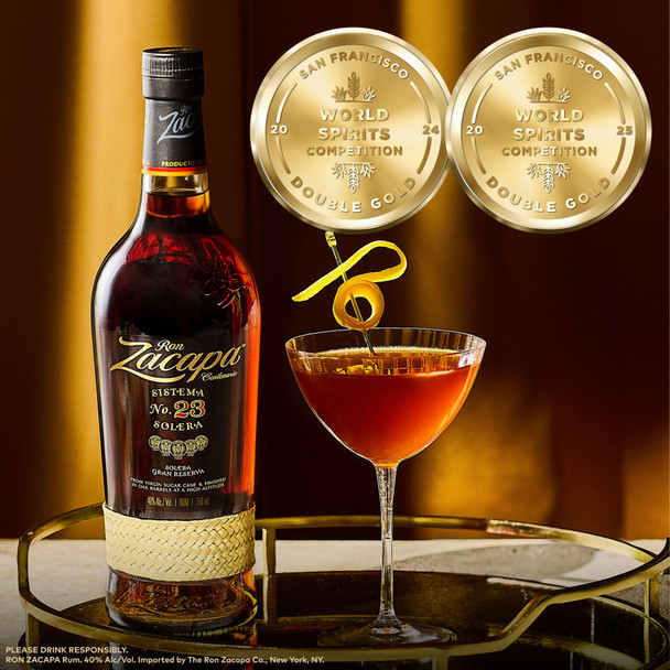 Ron Zacapa Centenario Sistema Solera No. 23 Rum - 750 mL - 750ML - Glass Ron Zacapa Centenario Sistema Solera No. 23 Rum - 750 mL - 750ML - Glass
