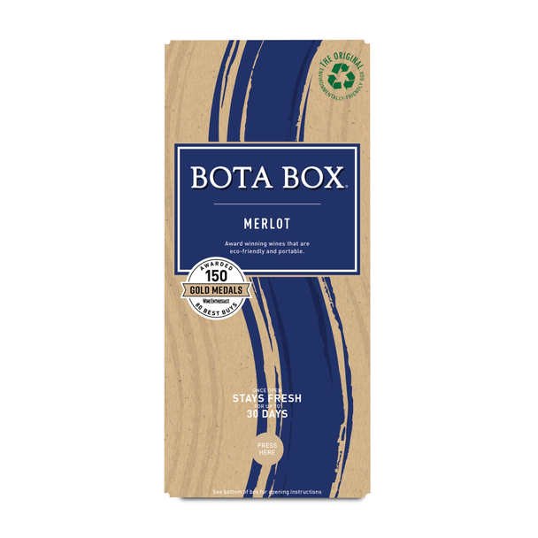 Bota Box Merlot - 3.0 L - 3.0L - Cardboard