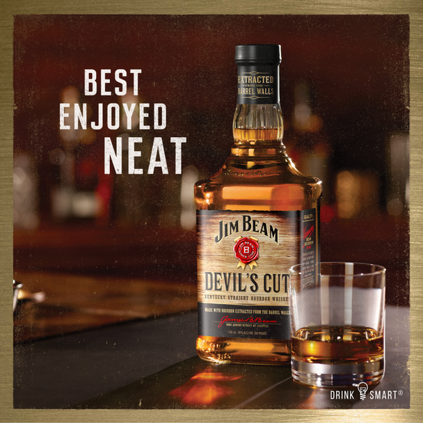 Jim Beam Devil's Cut - 750 mL - 750ML - Glass