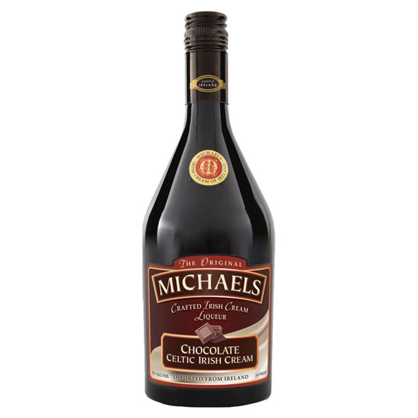 Michaels Chocolate Irish Cream Liqueur - 750 mL - 750ML - Glass