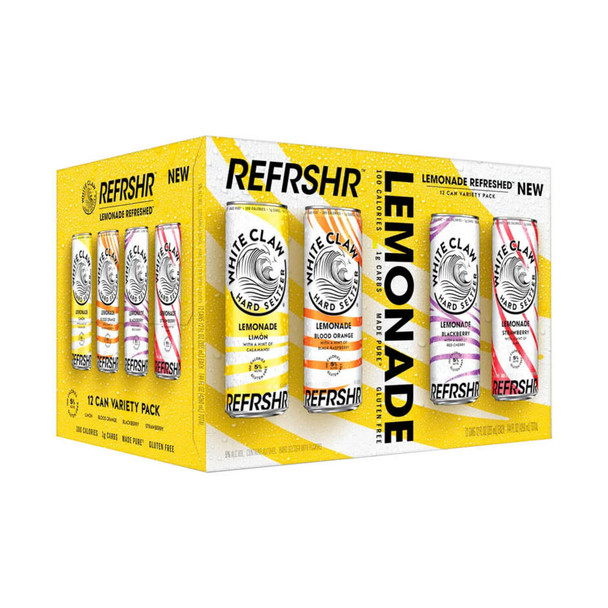 White Claw REFRSHR Lemonade Variety Pack - 12-PK - Aluminum