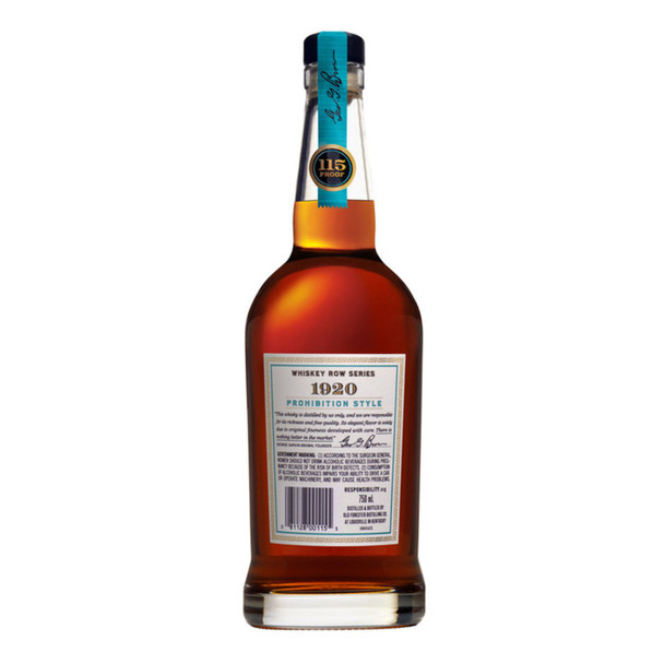 Old Forester 1920 Prohibition Style Bourbon Whisky - 750 mL - 750ML - Glass