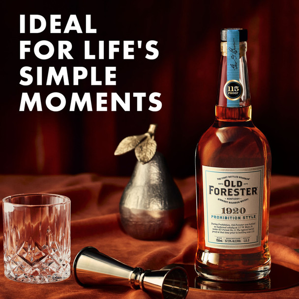 Old Forester 1920 Prohibition Style Bourbon Whisky - 750 mL - 750ML - Glass
