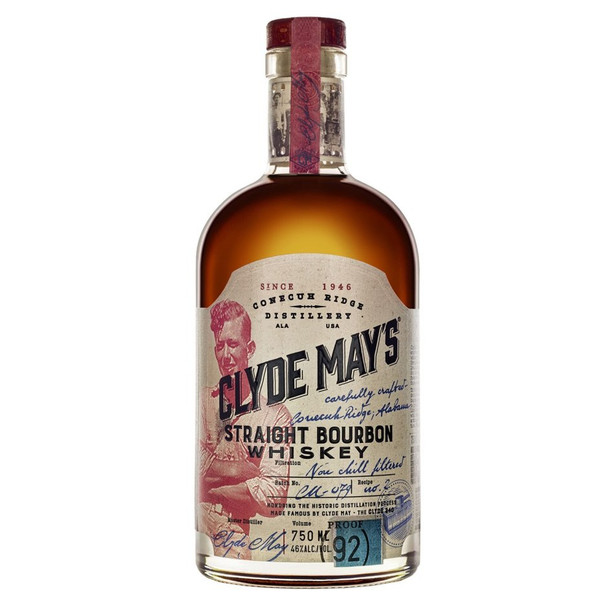 Clyde May's Straight Bourbon Whiskey - 750 mL - 750ML - Glass