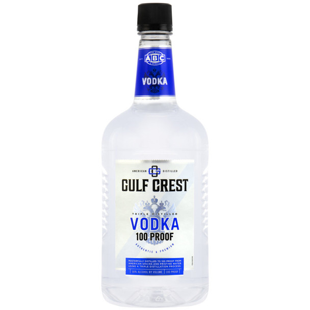ABC Gulf Crest 100 Proof Vodka - 1.75 L - 1.75L - Glass ABC Gulf Crest 100 Proof Vodka - 1.75 L - 1.75L - Glass