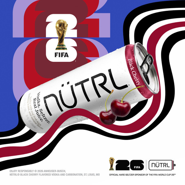 NUTRL Black Cherry Vodka Soda - 4-PK - Aluminum