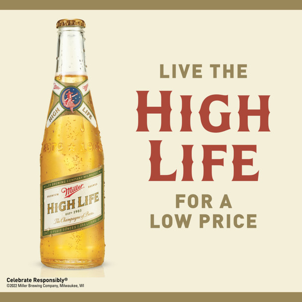 High Life - 12 Oz - 12-PK - Glass