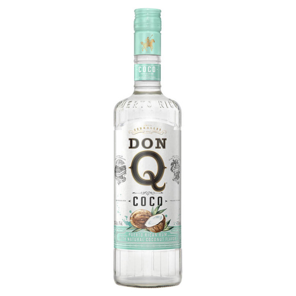 Don Q Coconut Rum - 750 mL - 750ML - Glass