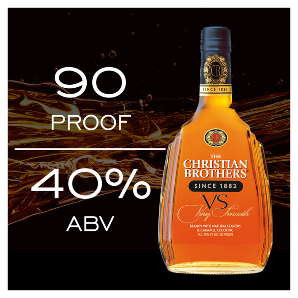 Christian Brothers Brandy - 750 mL - 750ML - Glass