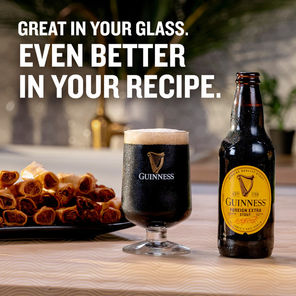 Guinness Foreign Extra Stout - 11.2 Oz - 4-PK - Glass
