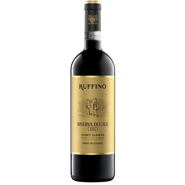 Ruffino Riserva Ducale Oro Gran Selezione Chianti Classico DOCG - 750 mL - 750ML - Glass
