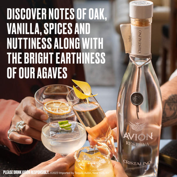 Avion Cristalino Tequila - 750 mL - 750ML - Glass