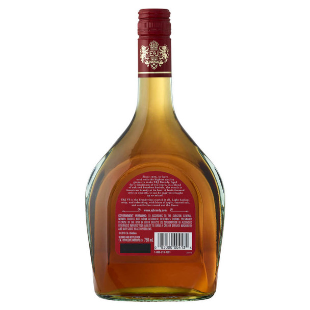 E & J Brandy VS - 750 mL - 750ML - Glass