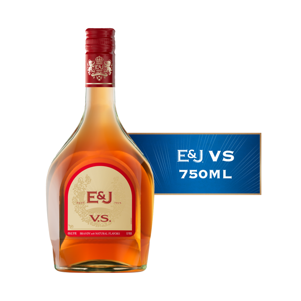 E & J Brandy VS - 750 mL - 750ML - Glass