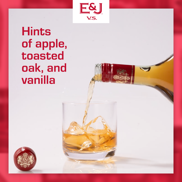 E & J Brandy VS - 750 mL - 750ML - Glass