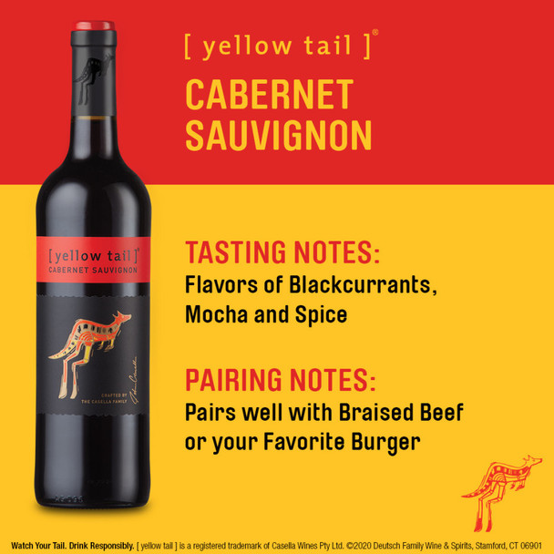 Yellow Tail Cabernet Sauvignon - 1.5 L - 1.5L - Glass Yellow Tail Cabernet Sauvignon - 1.5 L - 1.5L - Glass