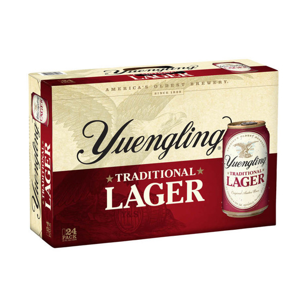 Yuengling Traditional Lager - 12 Oz - 24-PK - Aluminum