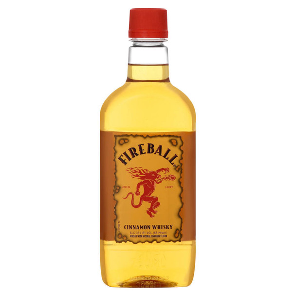 Mon fireball バラ売り可 Fireball Cinnamon Whisky Plastic