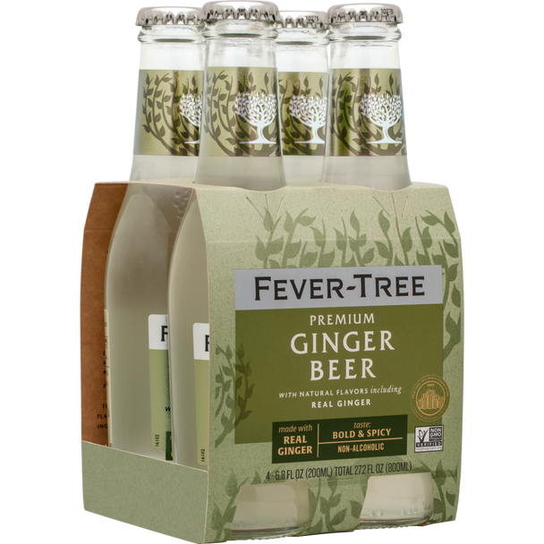 Fever-Tree Premium Ginger Beer - 6.8 Oz - 4-PK