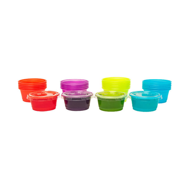Kolorae Color Tasting Cups With Lids 50 Count - 2 Oz - 2-OZ - Plastic