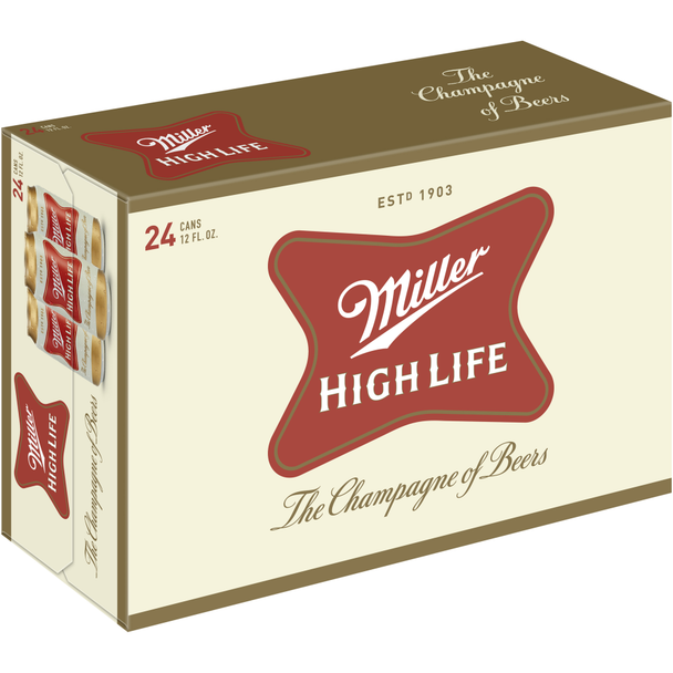High Life - 12 Oz - 24-PK - Aluminum
