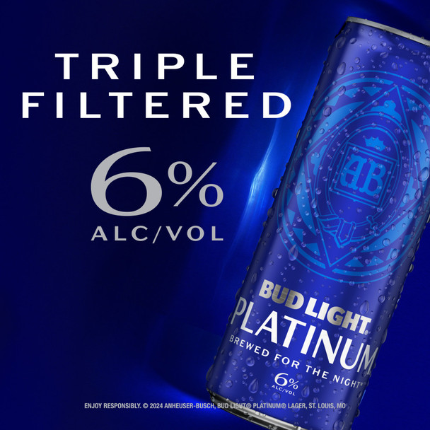 Bud Light Platinum - 12 Oz - 12-PK - Aluminum