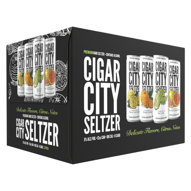 Cigar City Seltzer Variety - 12 Oz - 12-PK - Aluminum