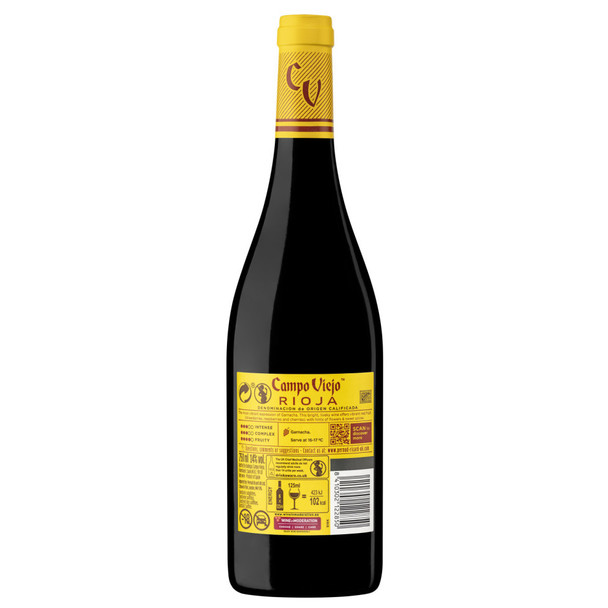 Campo Viejo Garnacha Red Wine - 750 mL - 750ML - Glass
