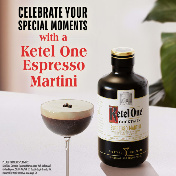 Ketel One Cocktail Espresso Martini - 750 mL - 750ML - Glass