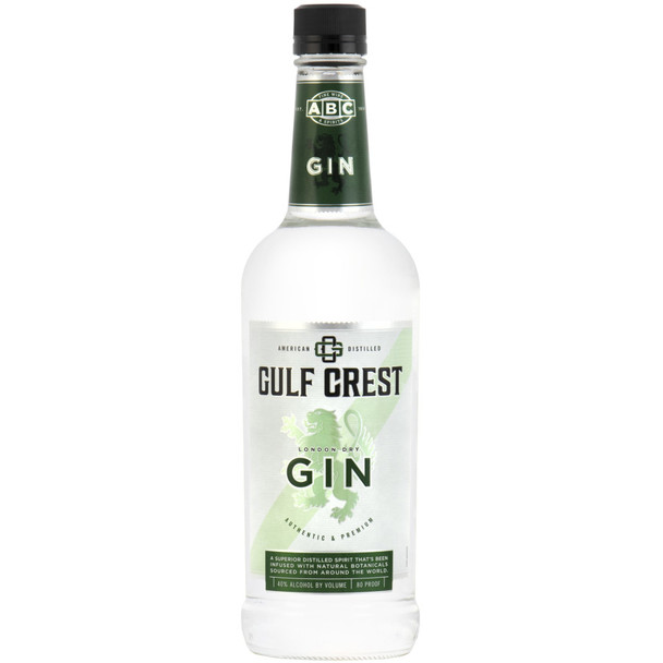 ABC Gulf Crest Gin - 750 mL - 750ML - Glass