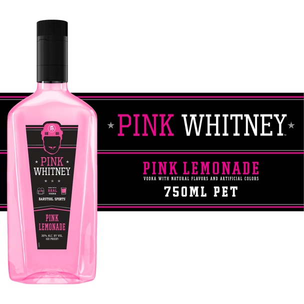 New Amsterdam Pink Whitney Plastic - 750 mL - 750ML - Plastic