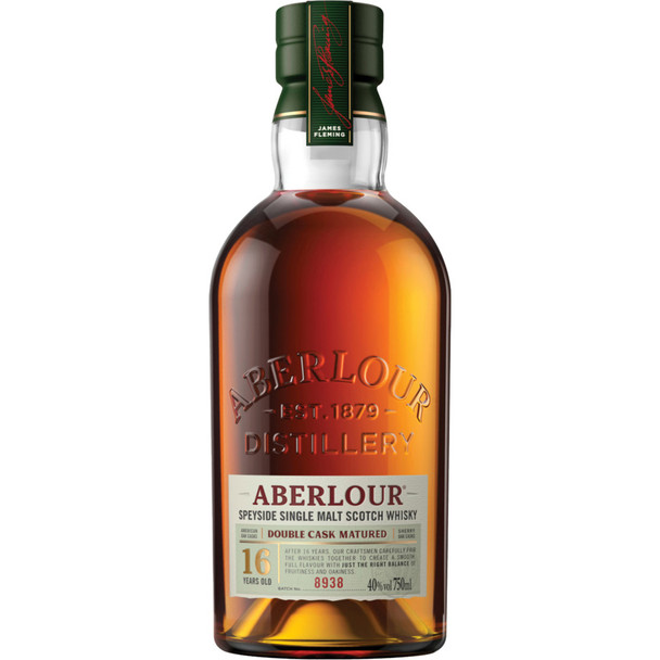 Aberlour Single Malt Scotch Whisky 16 Year Old Double Cask Matured - 750 mL - 750ML - Glass