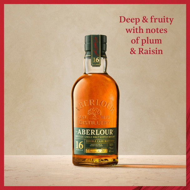 Aberlour Single Malt Scotch Whisky 16 Year Old Double Cask Matured - 750 mL - 750ML - Glass