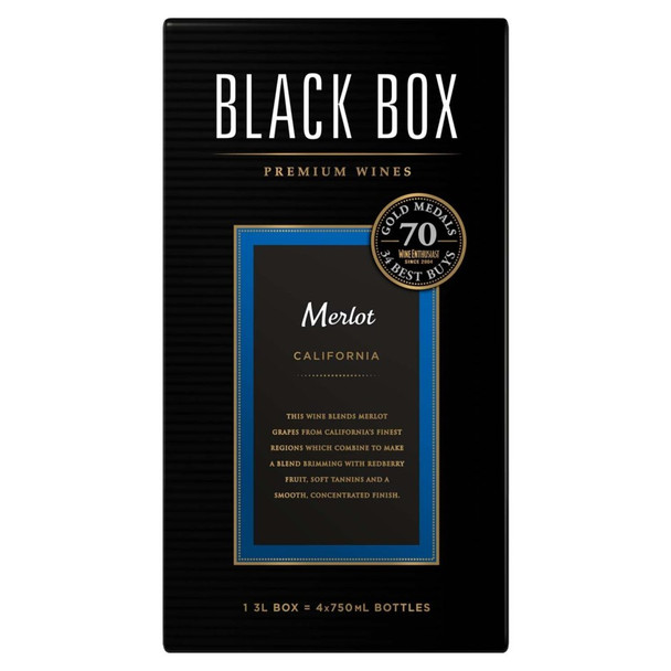 Black Box Sonoma Merlot - 3.0 L - 3.0L - Cardboard