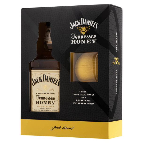 Jack Daniel's Honey with Ice Mold - 750 mL - Set - Glass