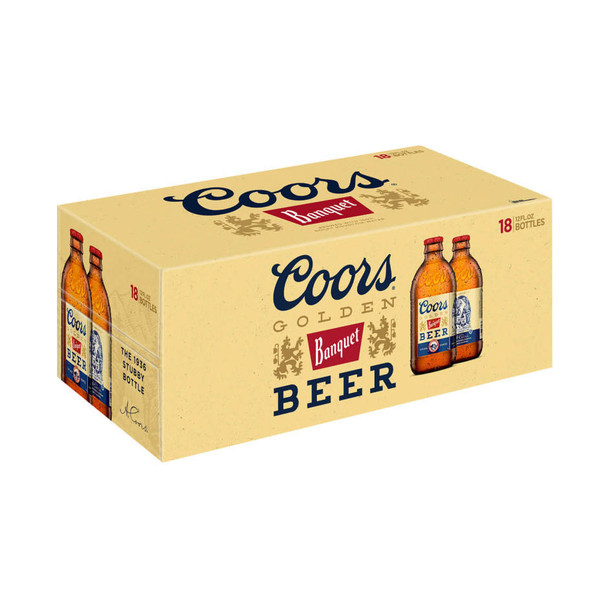 Coors Banquet - 12 Oz - 18-PK - Aluminum