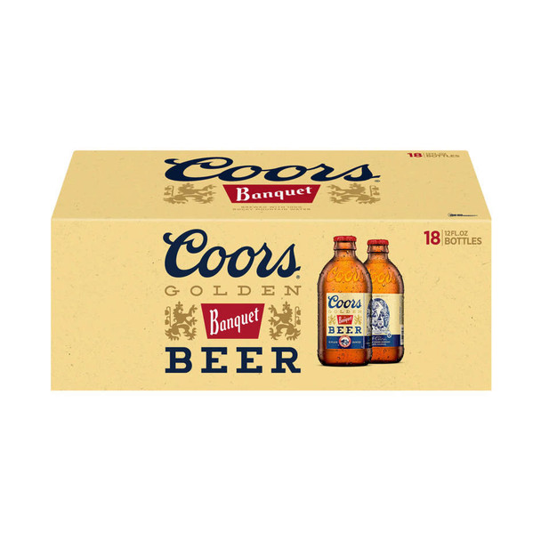 Coors Banquet - 12 Oz - 18-PK - Aluminum