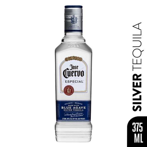 Jose Cuervo Especial Silver Tequila - 375 mL - 375ML - Glass
