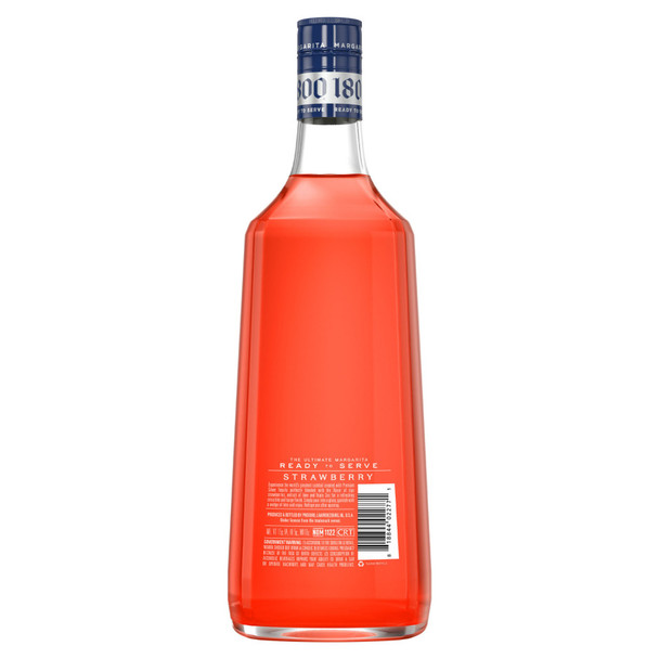 1800 Margarita Strawberry Premixed Cocktail - 1.75 L - 1.75L - Glass