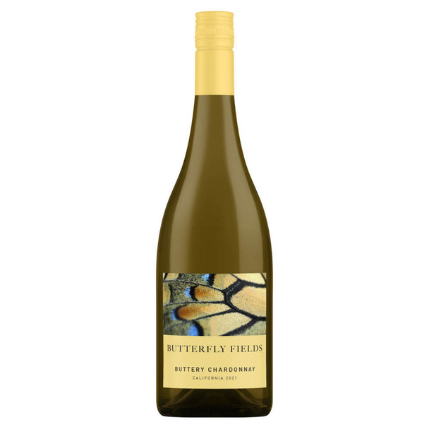 Butterfly Fields Buttery Chardonnay - 750 mL - 750ML - Glass