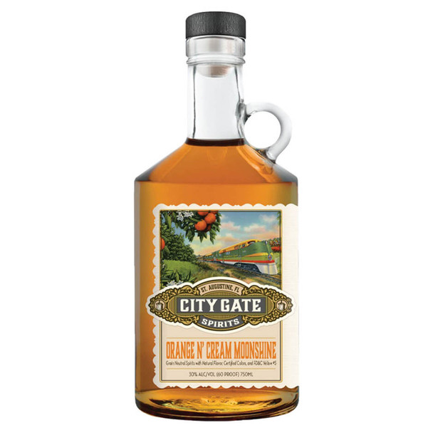 City Gate Orange N Cream - 750 mL - 750ML - Glass