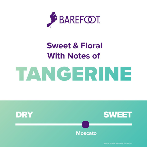 Barefoot Moscato - 750 mL - 750ML - Glass