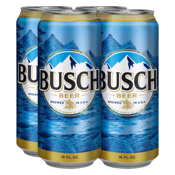 Busch - 16 Oz - 4-PK - Aluminum