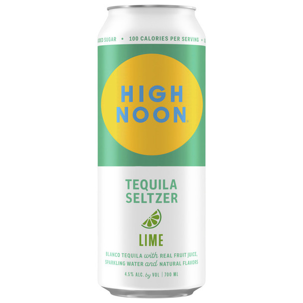 High Noon Tequila Lime Hard Seltzer - 700 mL - 700ML - Aluminum