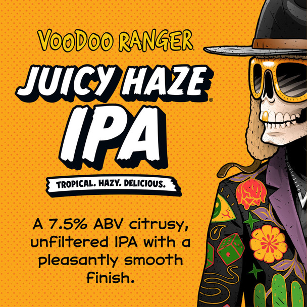 New Belgium Voodoo Ranger Juicy Haze IPA - 12 Oz - 6-PK - Aluminum