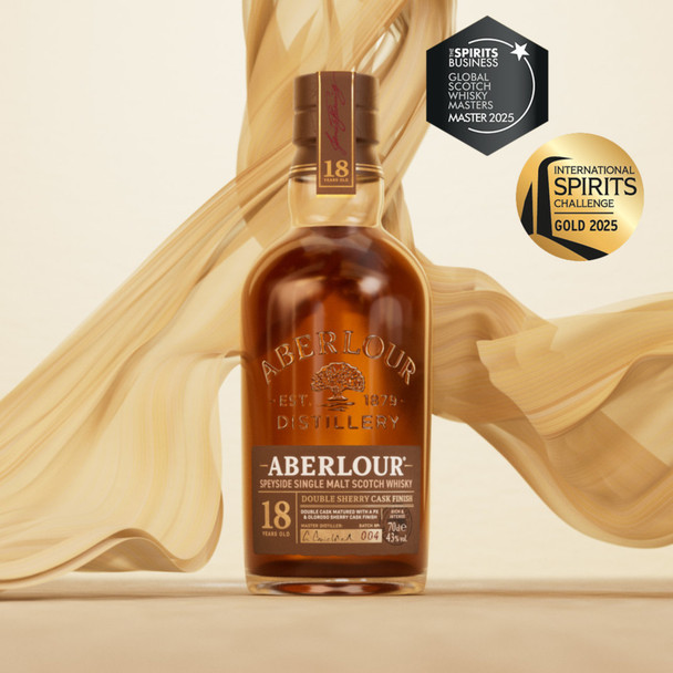 Aberlour Single Malt Scotch Whisky 18 Year Old Double Cask Matured - 750 mL - 750ML - Glass