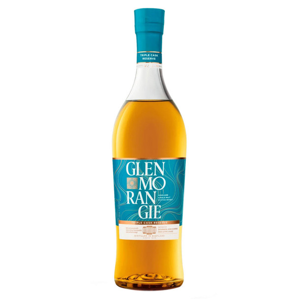 Glenmorangie Single Malt Triple Cask Reserve Scotch - 750 mL - 750ML - Glass