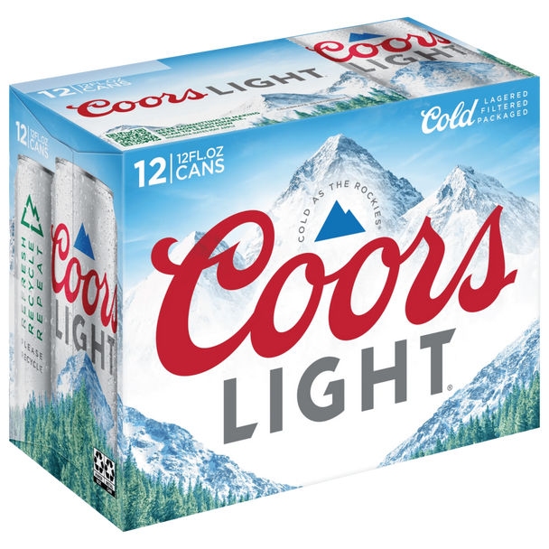 Coors Light - 12 Oz - 12-PK - Aluminum