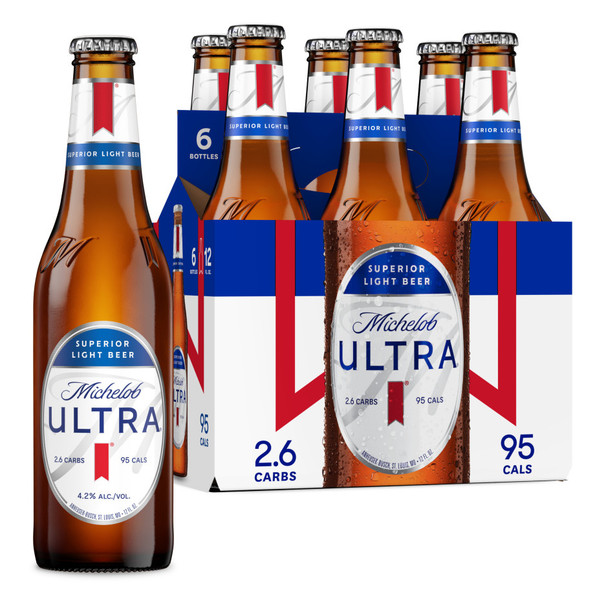 Michelob Ultra - 12 Oz - 6-PK - Glass